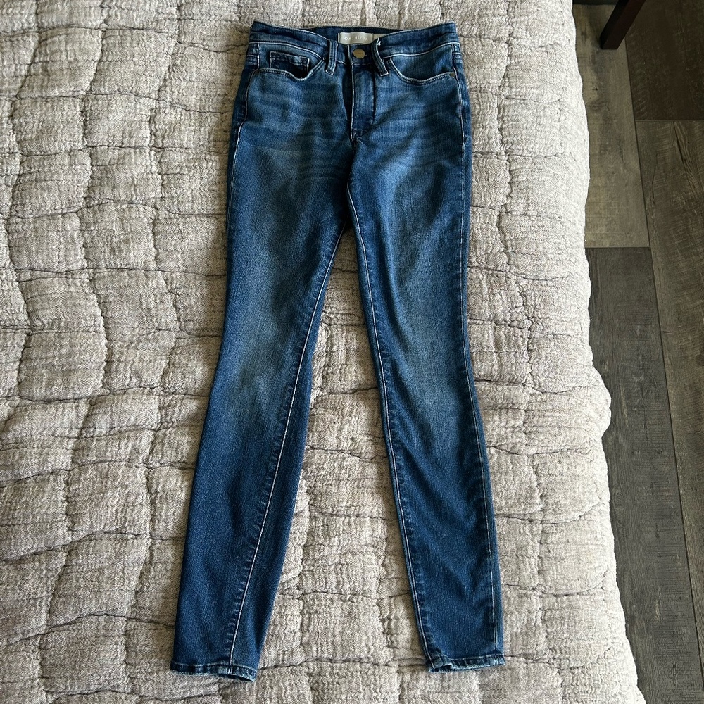 ATHLETA Sculptek Ultra Skinny Stretch Jeans 530636-00 in True Blue Size 0